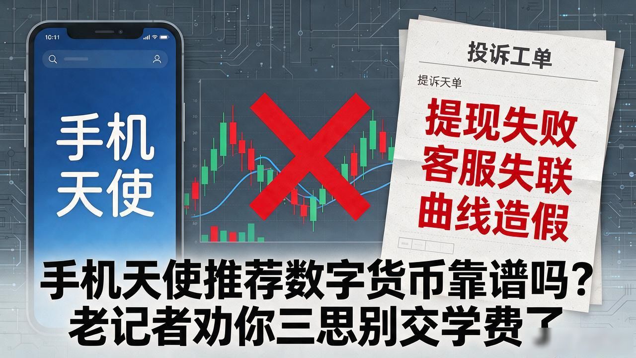 手机天使AI智能选币骗局_数字货币平台提现失败投诉_手机天使数字货币推荐