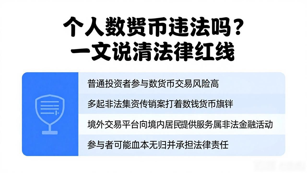 个人数字货币违法吗_个人数字货币是否违法_数字货币交易风险