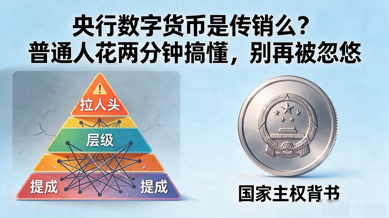 央行数字货币与传销的区别_央行数字货币是传销么_数字人民币是传销吗
