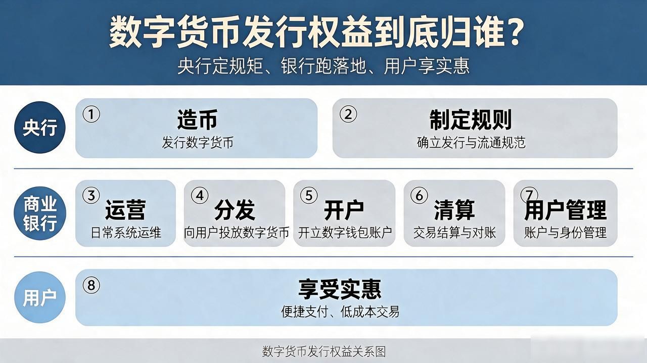 数字人民币发行权央行独占_数字货币发行权益_商业银行数字人民币运营权益