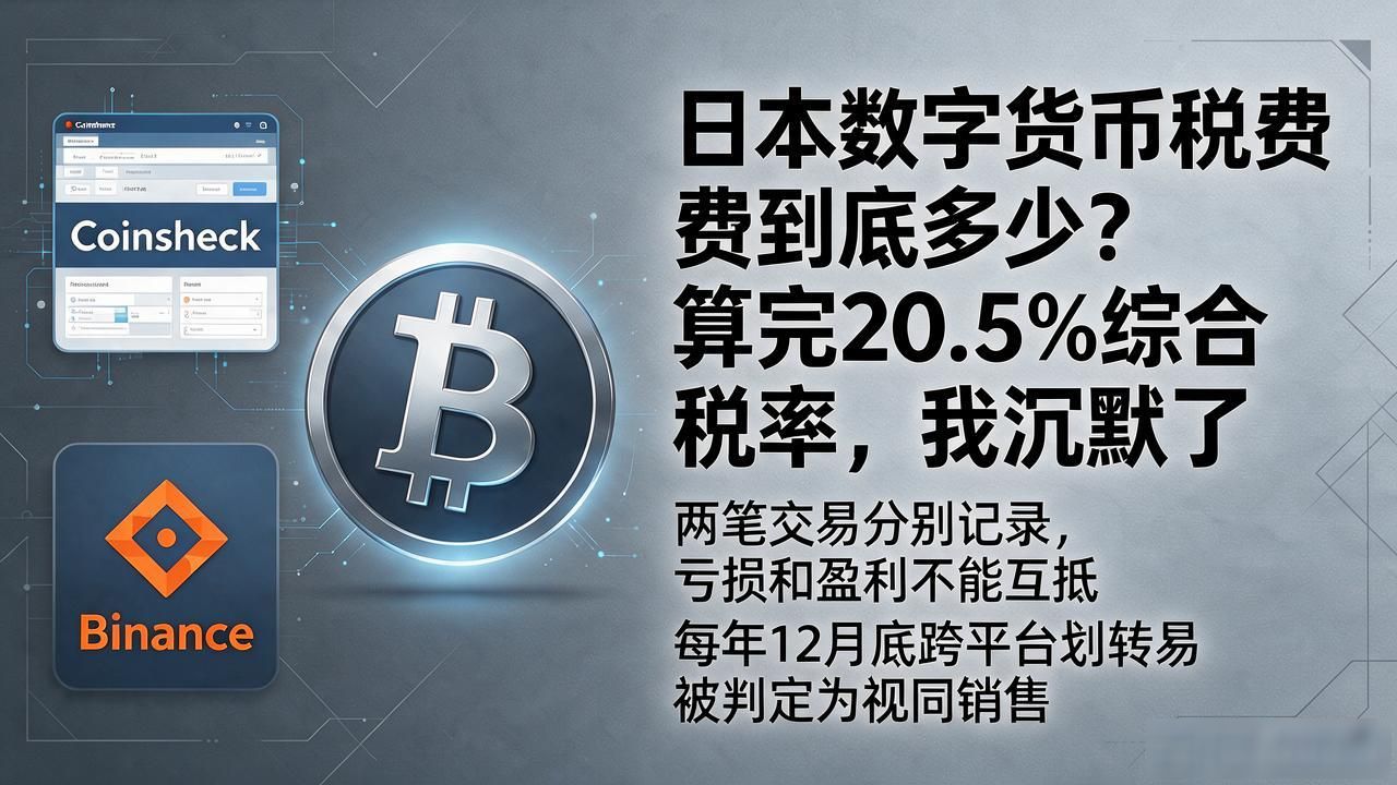 日本数字货币杂所得20.5%综合税率计算方式_海外平台加密货币交易汇算清缴申报流程_日本数字货币税费多少