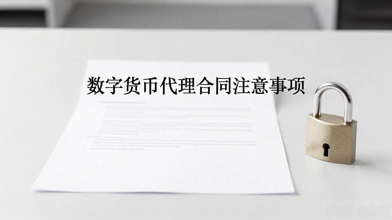 数字货币代理签约前资质核查_数字货币代理合同_加密货币代理合同法律风险防范