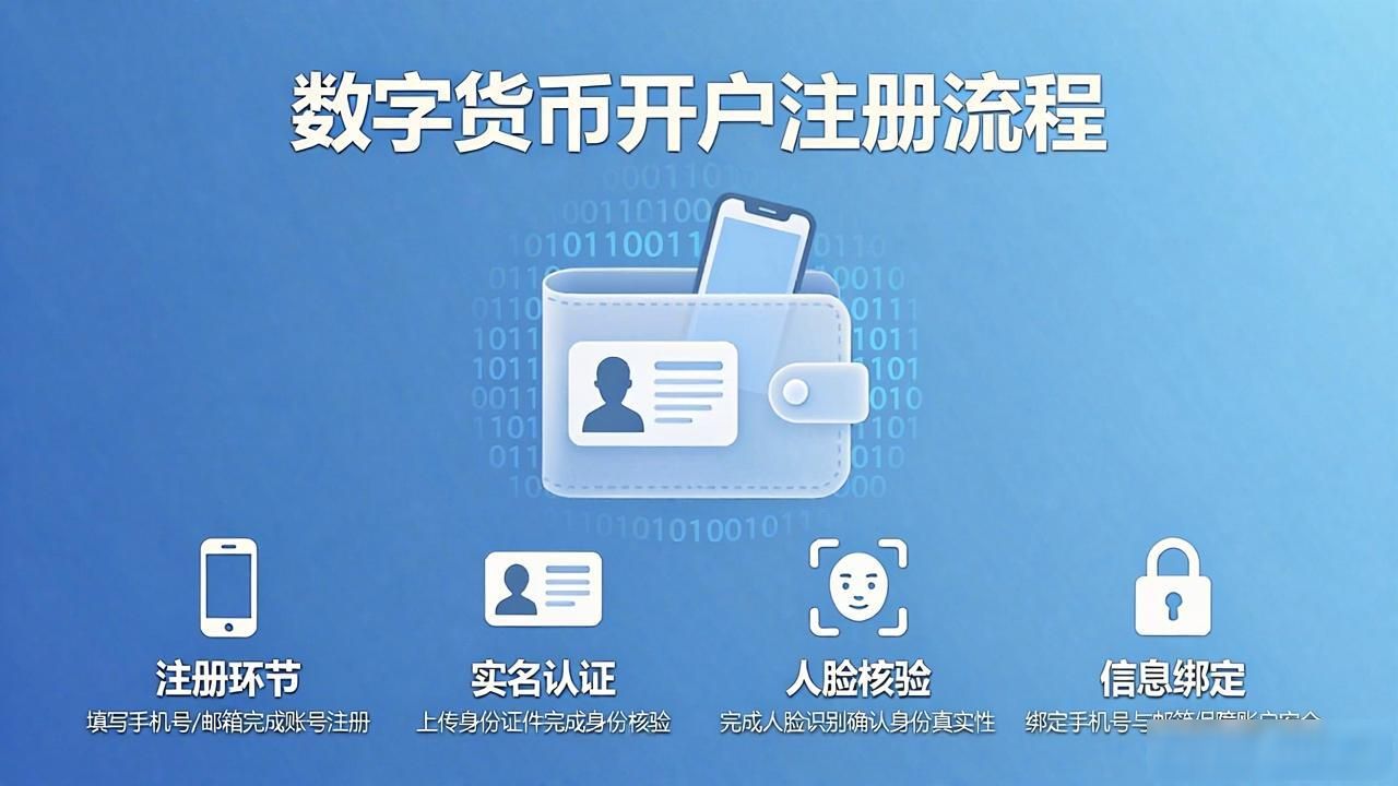 数字货币交易新手开户流程及注意事项_合规数字资产交易所选择要点_如何开户做数字货币