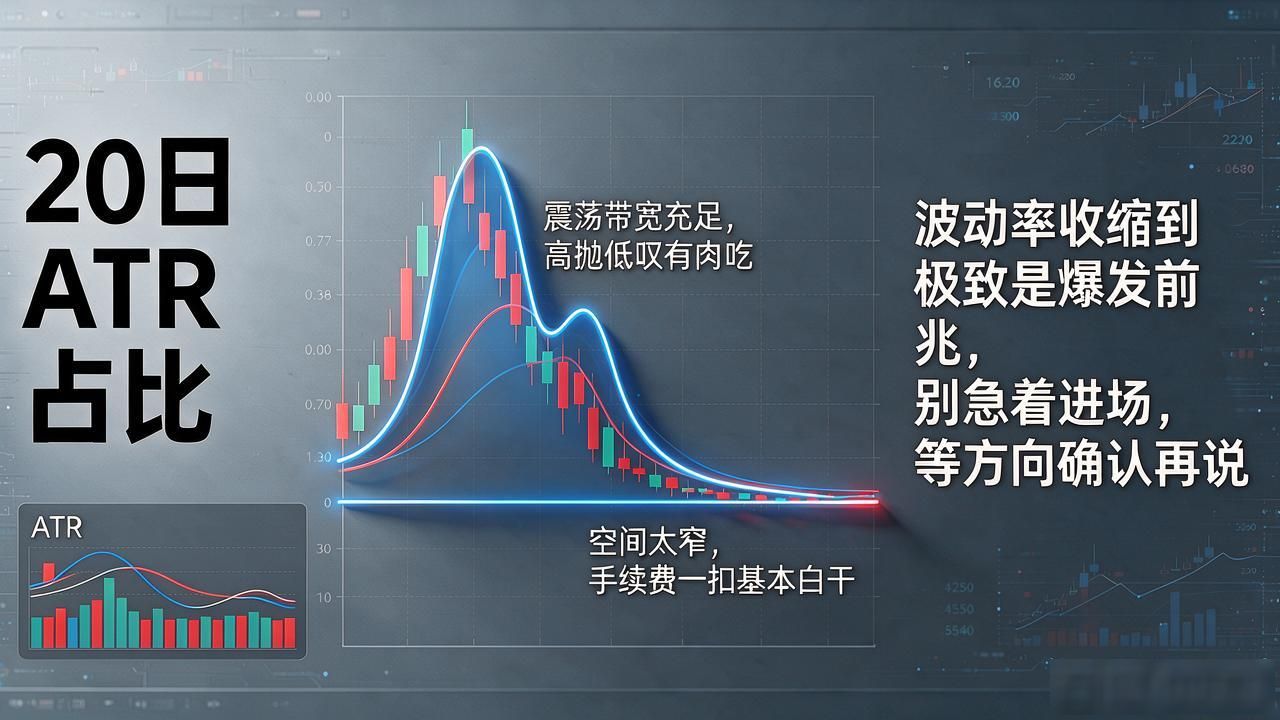 双向波动空间_ATR占比判断震荡空间_数字货币双向波动空间