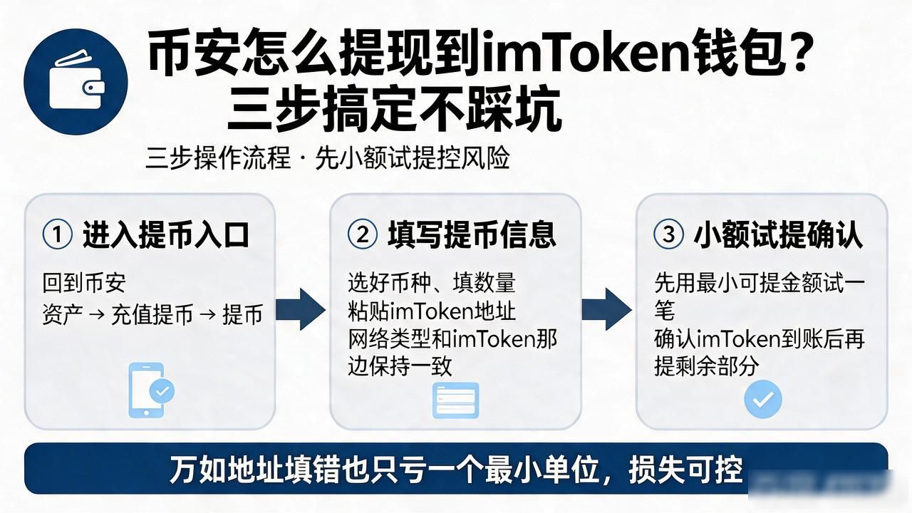 imToken充值地址链选择注意事项_币安提币到imToken钱包详细流程_币安怎么提现imtoken