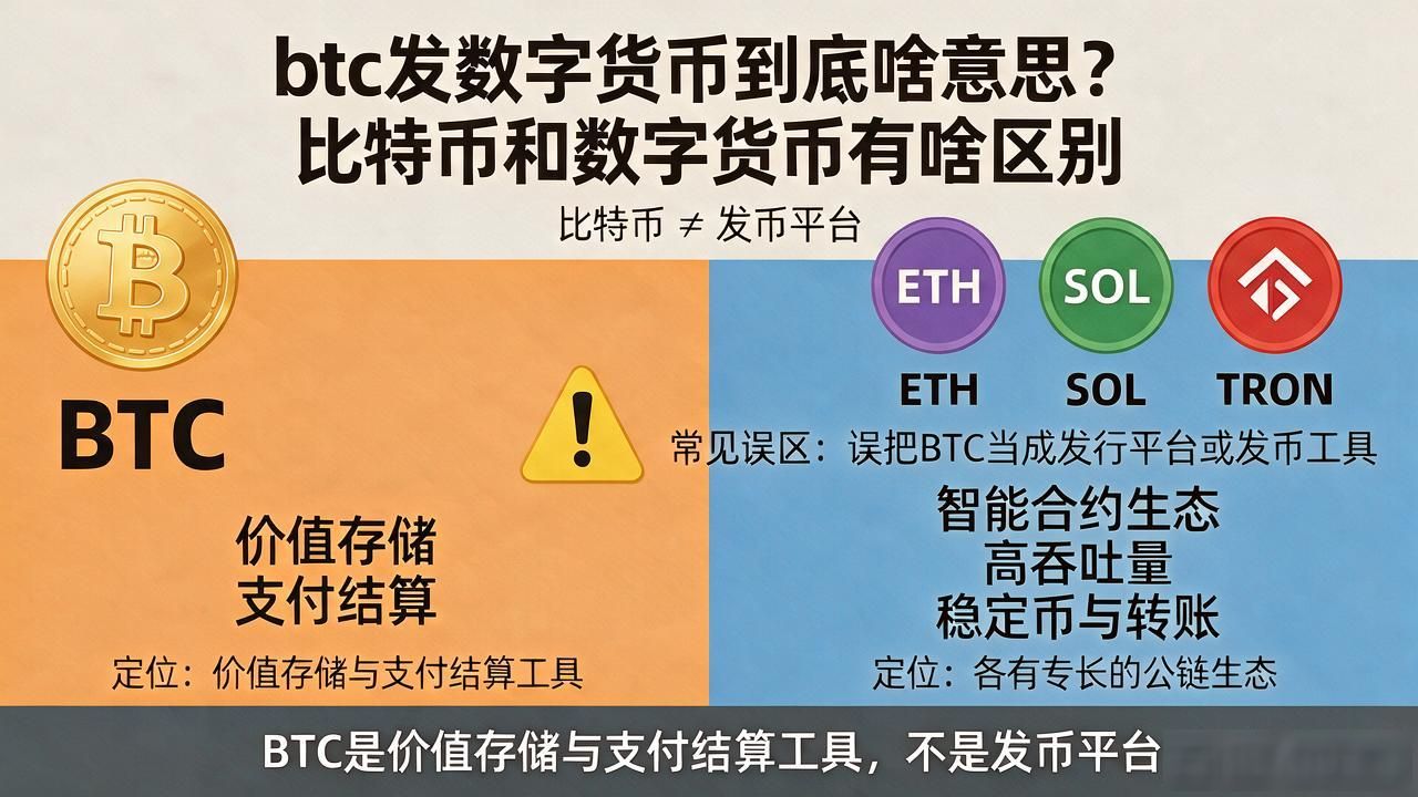 btc发数字货币_BTC是否属于数字货币_比特币与其他数字资产区别