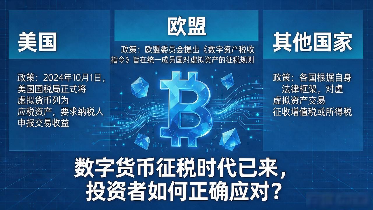 数字货币税收监管政策_加密资产税务合规要求_数字货币征税大势所趋