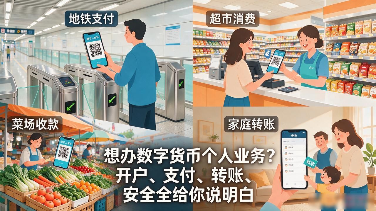 数字货币个人业务_数字货币日常使用场景_数字货币开户流程