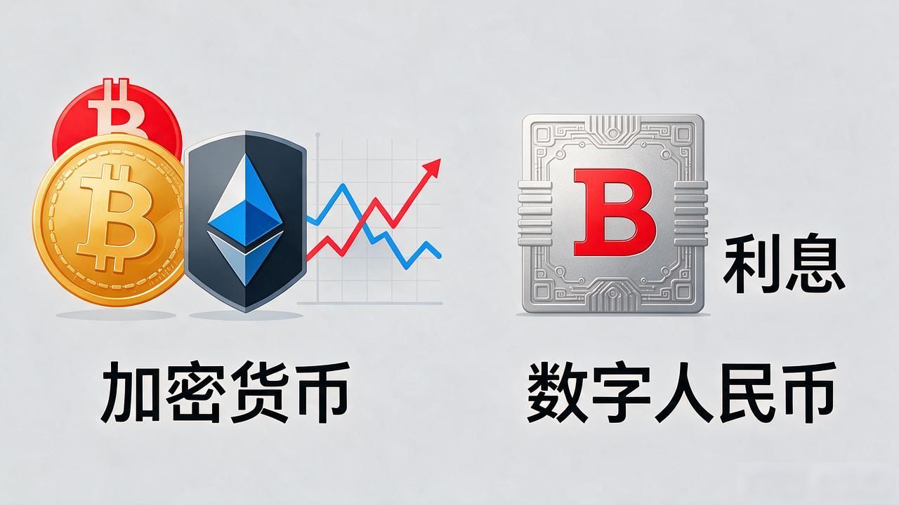 加密货币和数字人民币收益区别_数字货币0利率吗_数字人民币不产生利息吗
