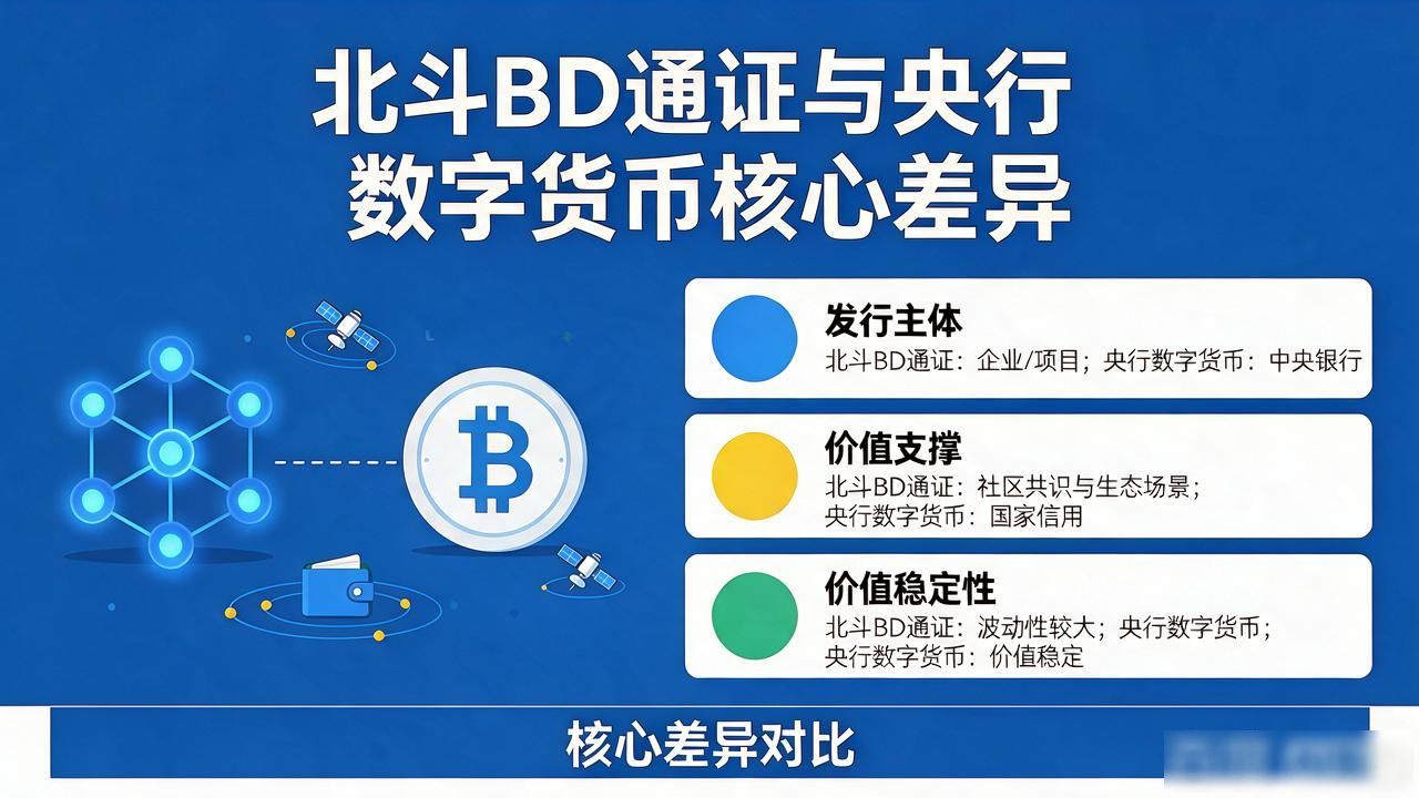 央行数字货币_北斗bd通证与央行数字货币关系_北斗bd通证